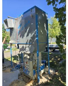 WEGO Absaugfilter mit hydraulische Brikettpresse